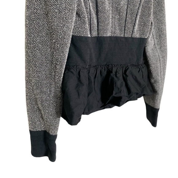 Anthropologie Daughters of the Liberation Black Gray Military Jacket 2 - Picture 5 of 6